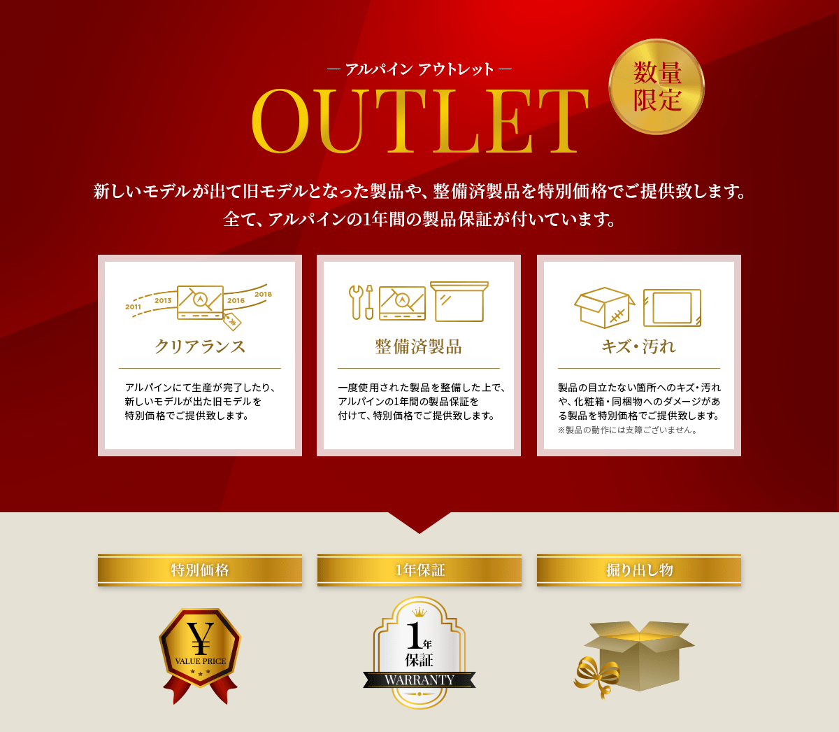 アルパイン アウトレット