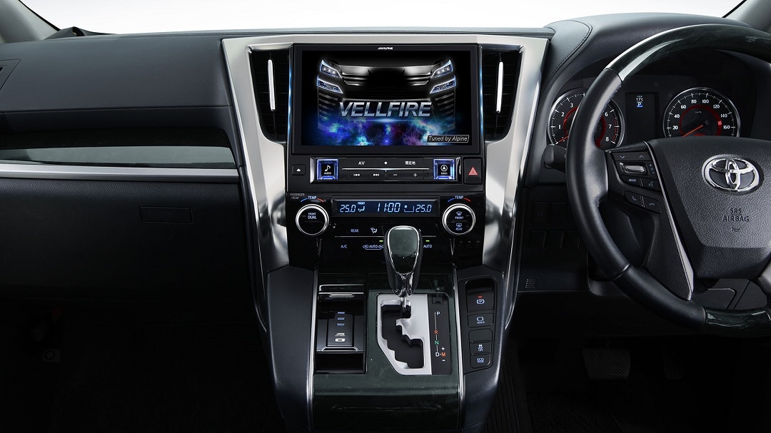 アルファード/ヴェルファイア専用 11型カーナビ ビッグX11(カーモーションイルミ装備)