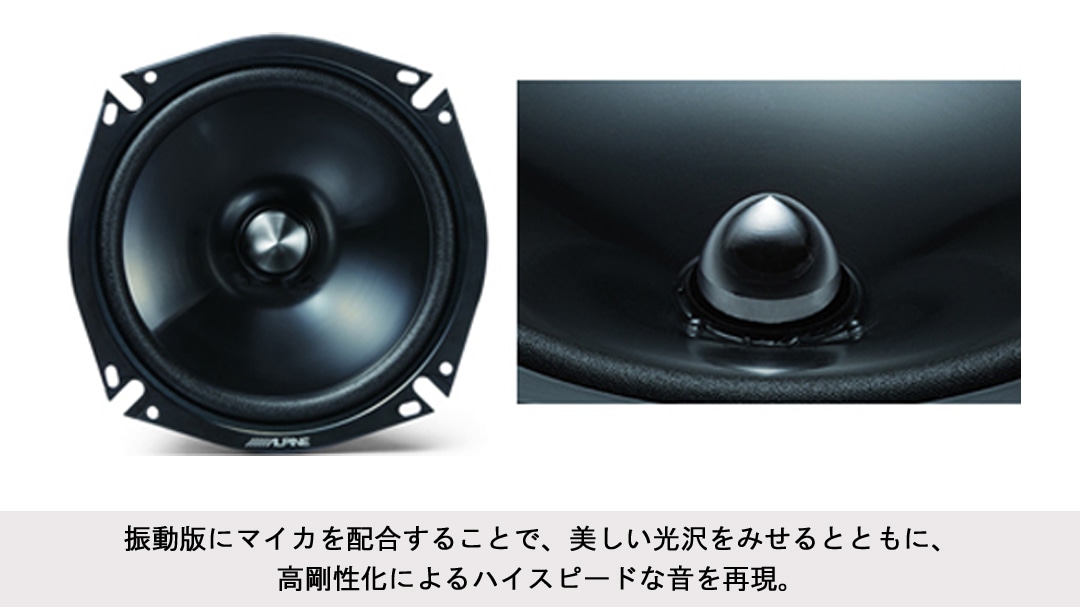 ALPINE アルパイン / STE-G160S + KTX-F171B　セパレートスピーカー+インナーバッフルセット