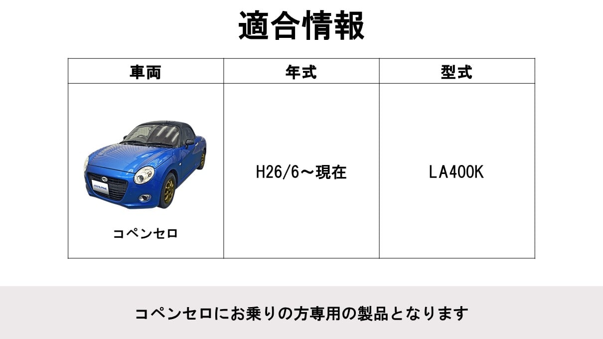 コペン用 フローティングビッグDA