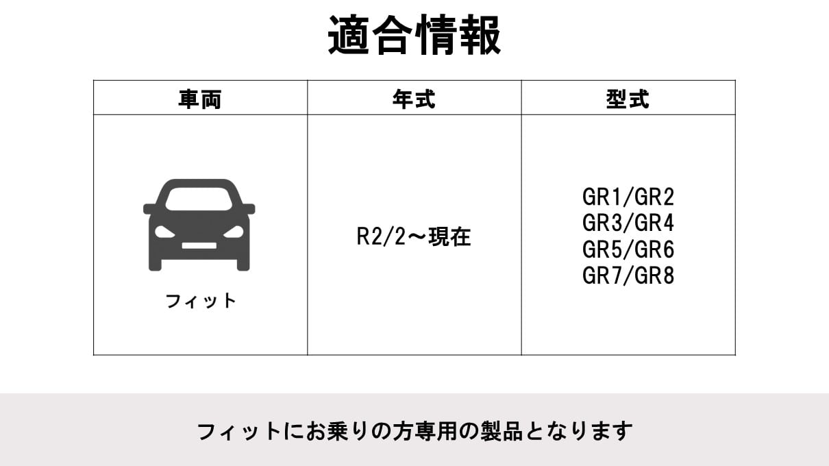 フィット用(GR1/GR2/GR3/GR4/GR5/GR6/GR7/GR8) フローティングビッグDA
