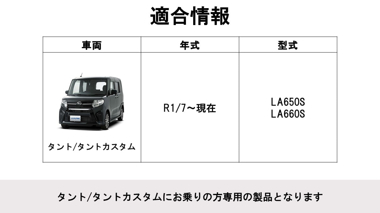 タント用 フローティングビッグDA