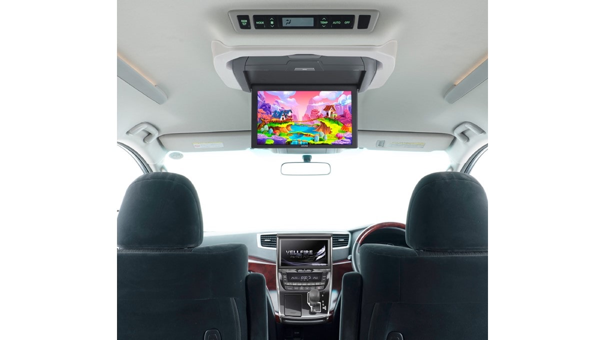 アルファード/ヴェルファイア(20系)専用 12.8型 後席モニターパッケージ(サンルーフ無し車用)