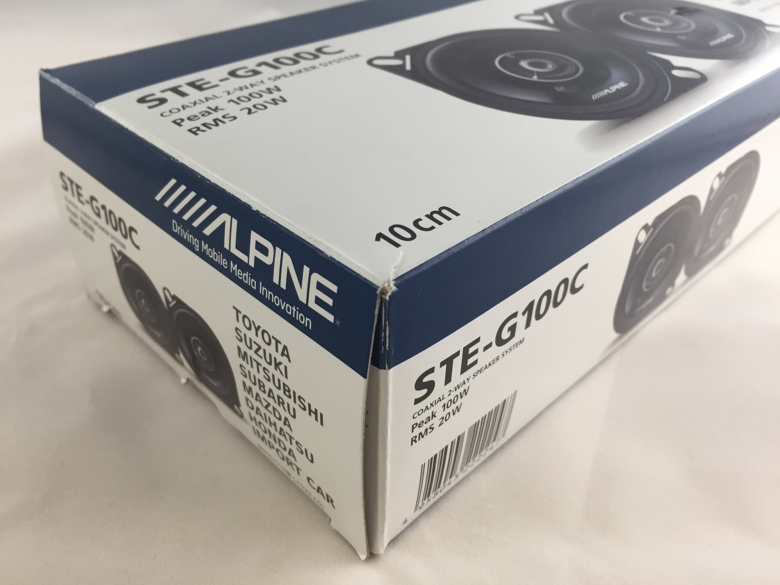 10cmコアキシャル2WAY グレードアップスピーカー