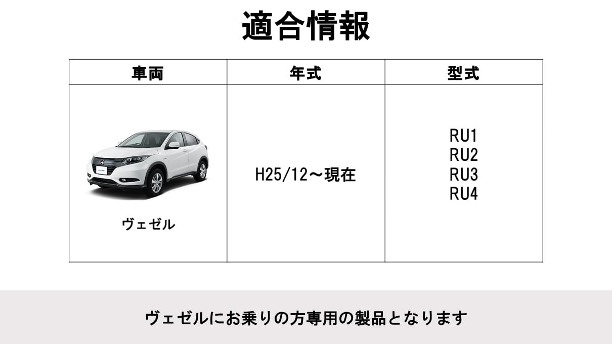 ヴェゼル用 フローティングビッグDA(ステアリングリモコン/純正カメラ対応)