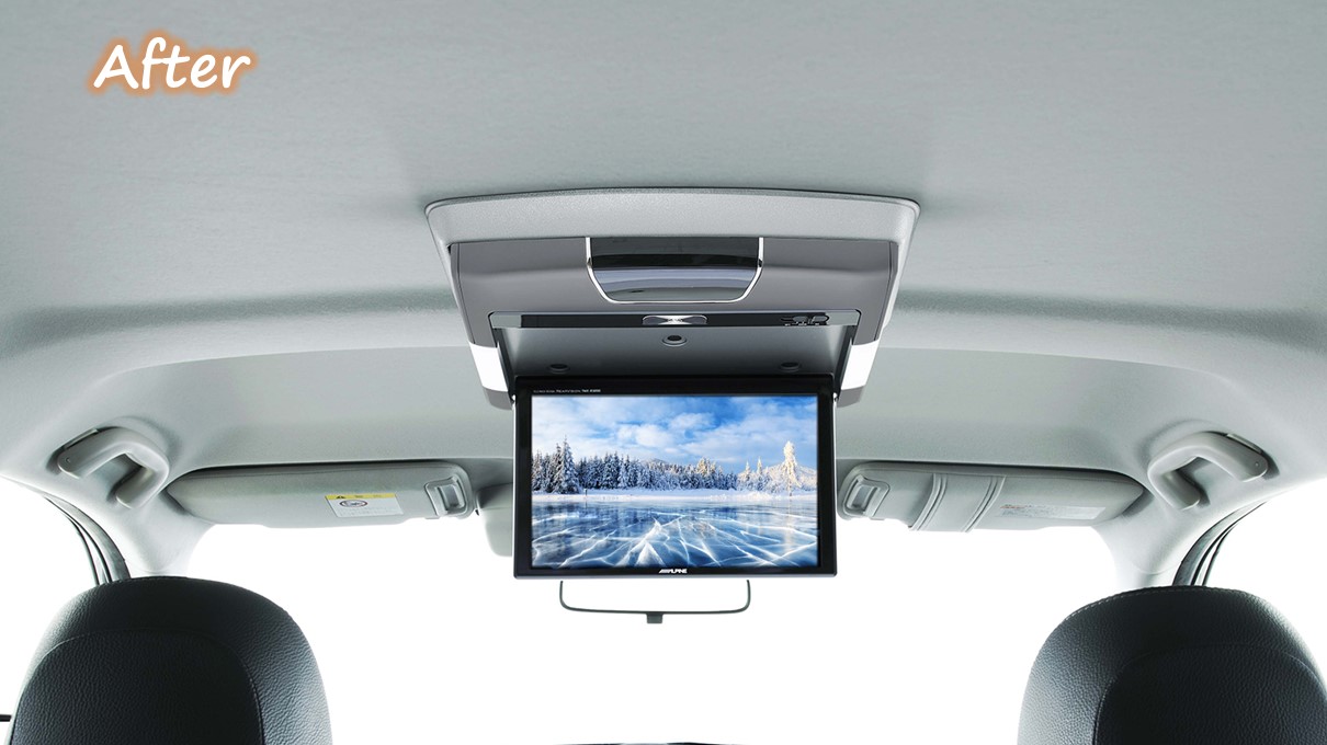 フォレスター専用 10.2型 RCA接続用 後席モニターパッケージ(サンルーフ無し車用)