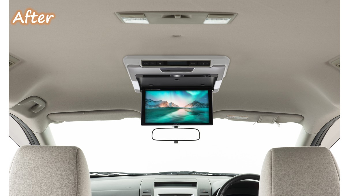 MPV専用 10.2型 RCA接続用 後席モニターパッケージ(サンルーフ無し車用)