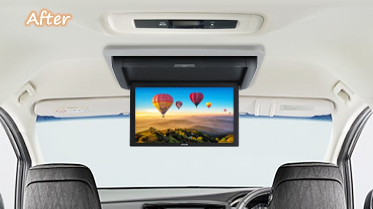 オデッセイ専用 12.8型 後席モニターパッケージ(サンルーフ無し車用)