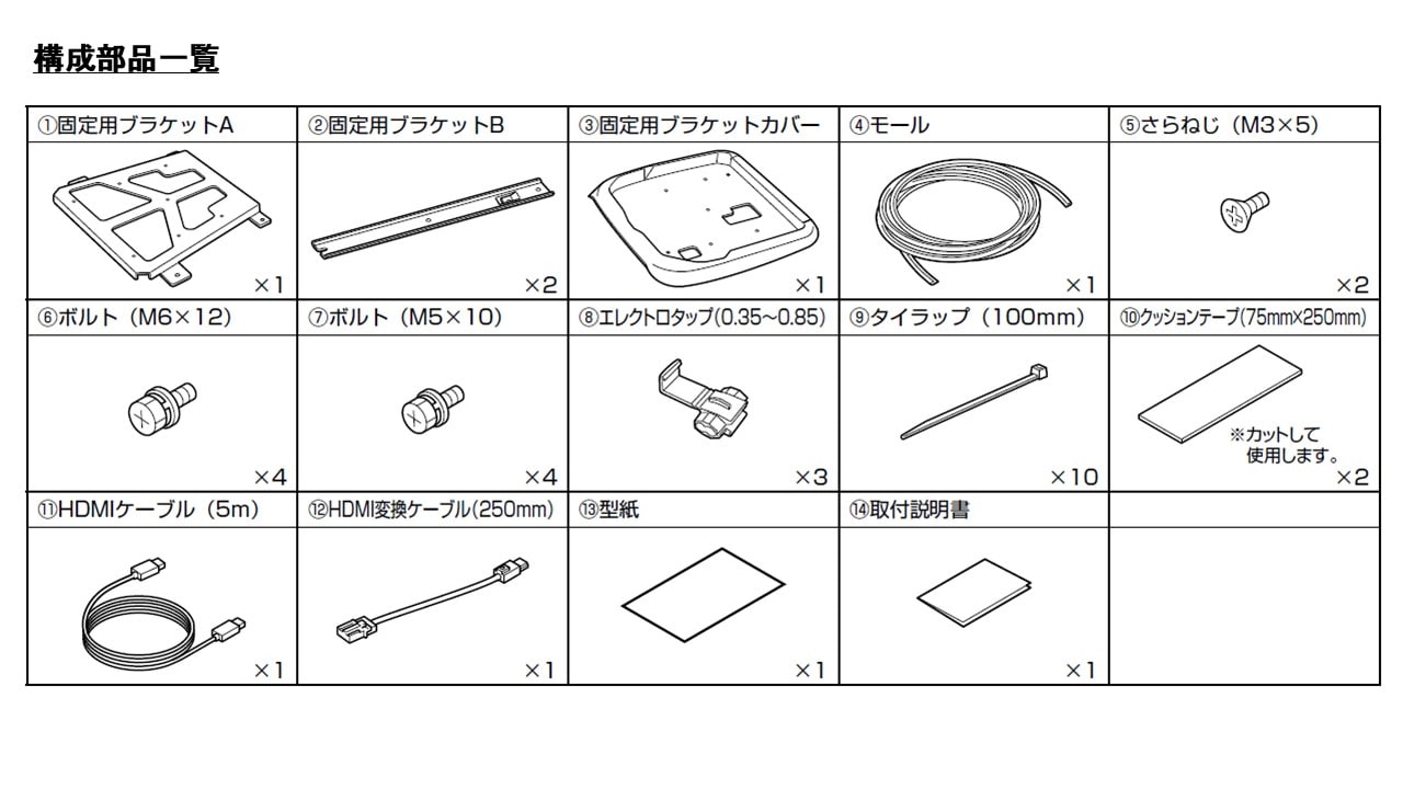 C27セレナ専用 12.8型 HDMI接続用 後席モニターパッケージ(ディーラーオプションナビ付車対応)