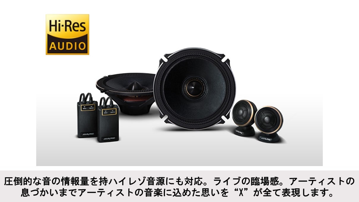 アルパイン公式直販サイト Alpine Storeハイエース レジアスエース専用 Xプレミアムサウンドパッケージ 17cm セパレート2way スピーカー フロントスピーカー交換用 カーリノベーション