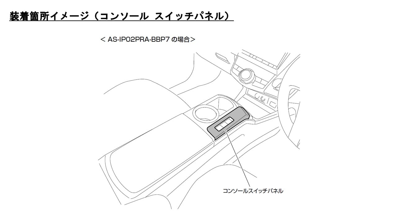 プリウスα(マイナーチェンジ前)専用 7人乗り用インテリアパネル (パネル色:ブラック)