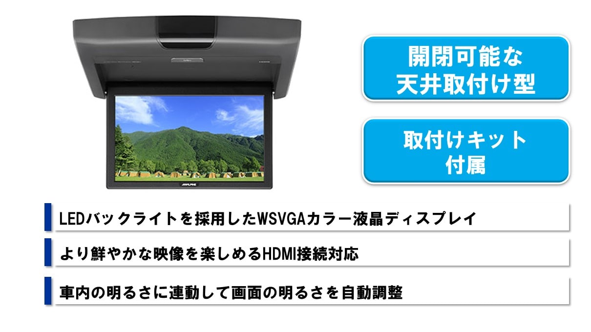 C27セレナ専用 10.1型 HDMI接続用 後席モニターパッケージ(ディーラーオプションナビ付車対応)
