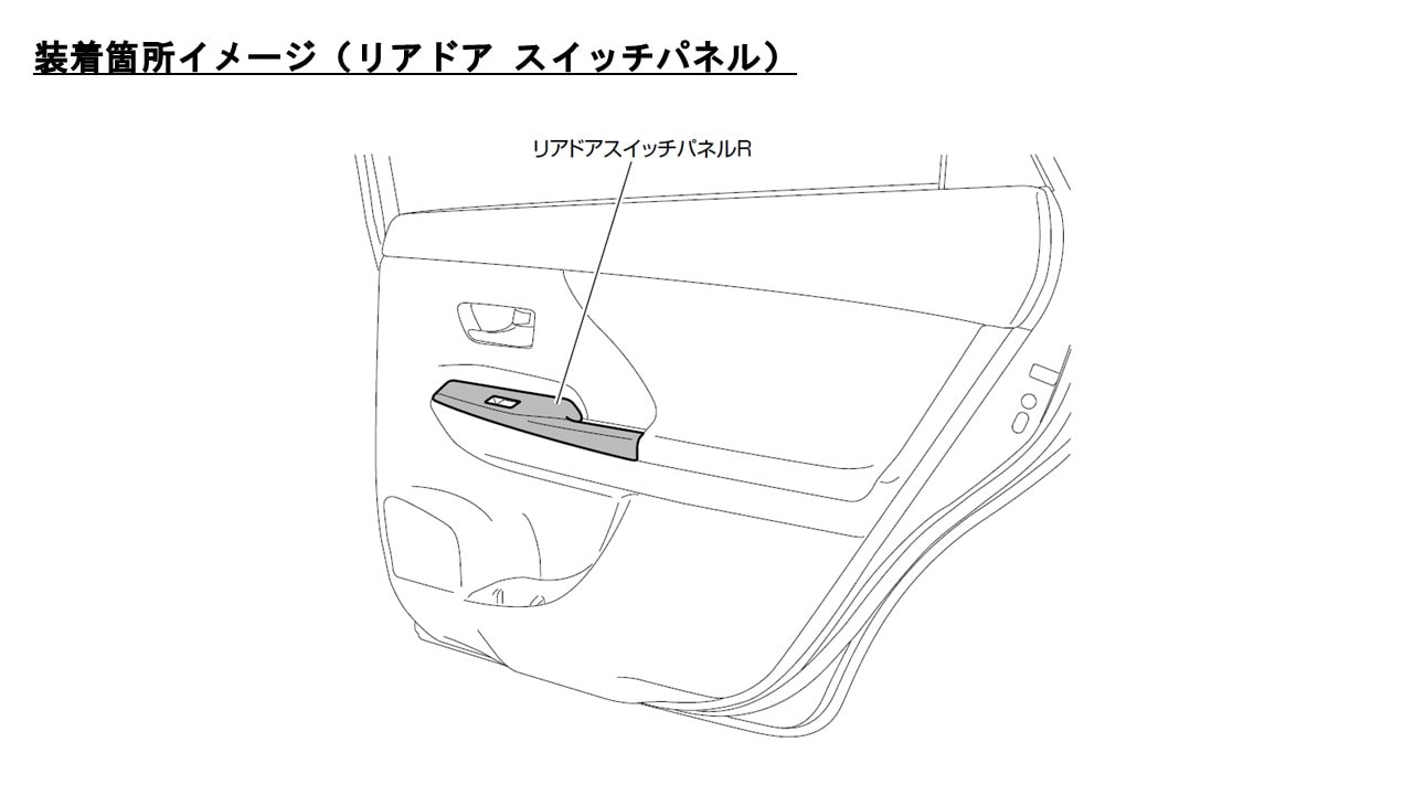 プリウスα(マイナーチェンジ前)専用 7人乗り用インテリアパネル (パネル色:ブラック)