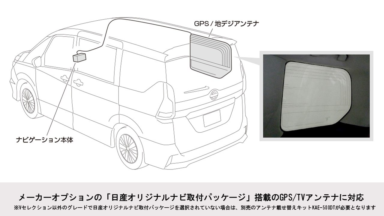 セレナNISMO専用 11型カーナビ ビッグX11