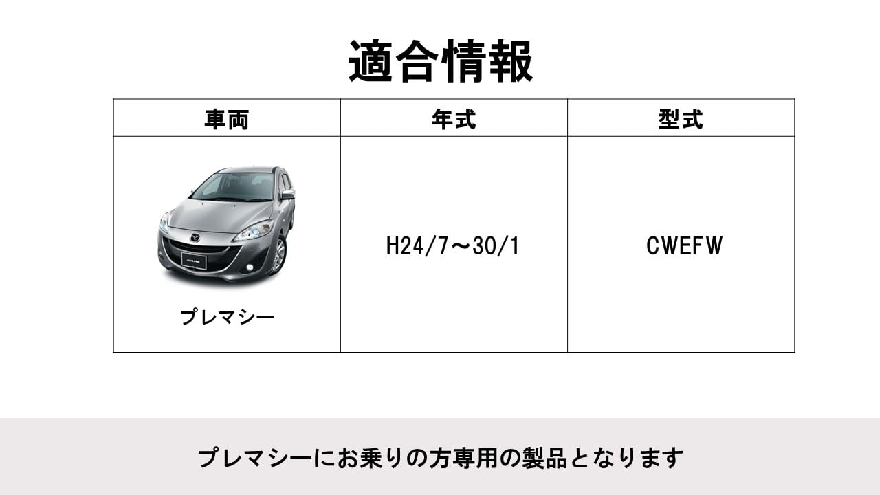 プレマシー専用 8型カーナビ ビッグX HDMIパッケージ
