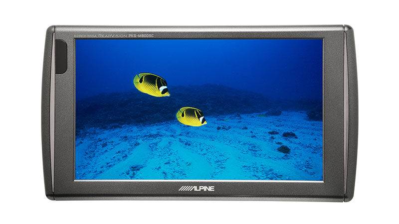 7型200mmワイドカーナビ(8型アーム取付け型リアビジョン付き)