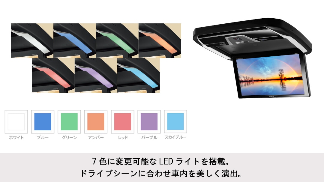 MPV専用 10.2型 RCA接続用 後席モニターパッケージ(サンルーフ無し車用)