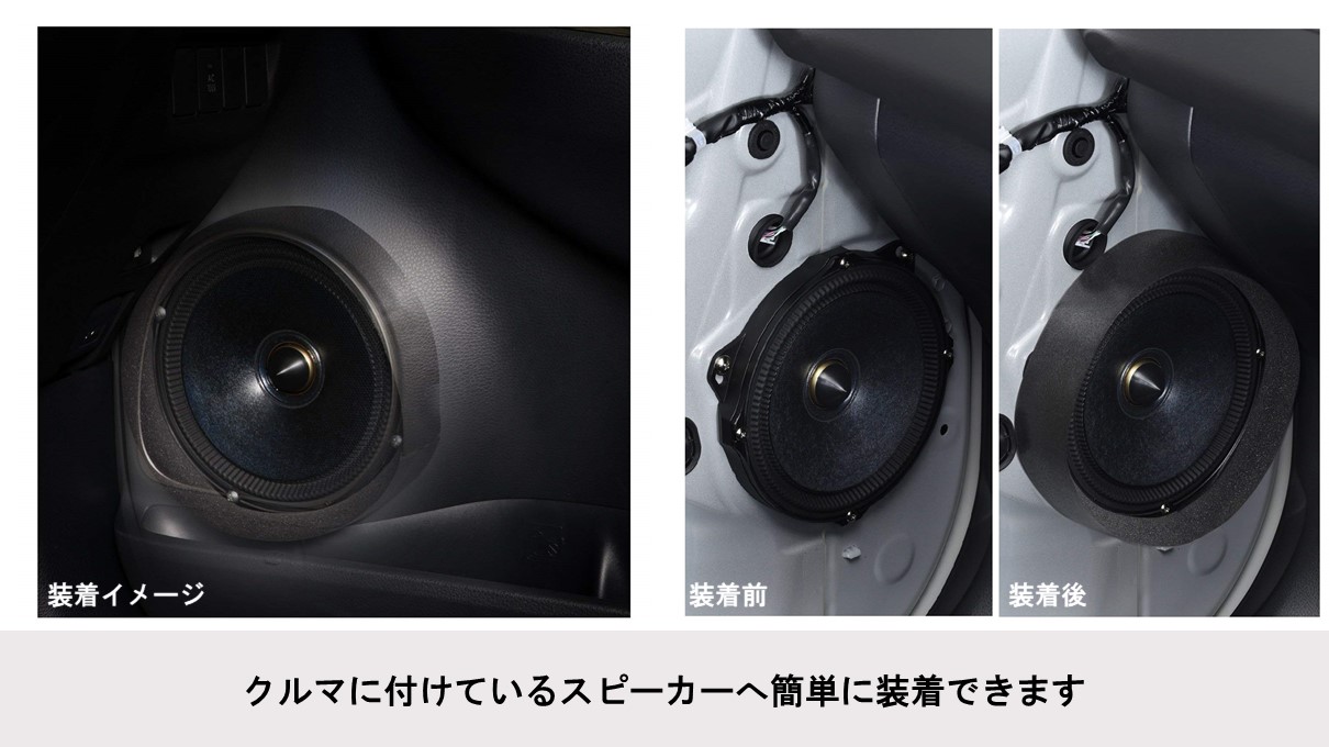 エスティマ用 18cm セパレート2ウェイスピーカー