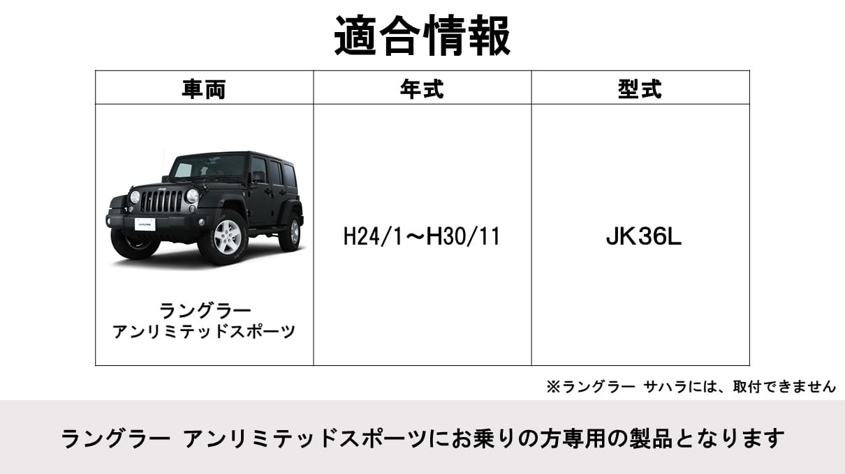 ラングラー専用 9型カーナビ ビッグX HDMIパッケージ