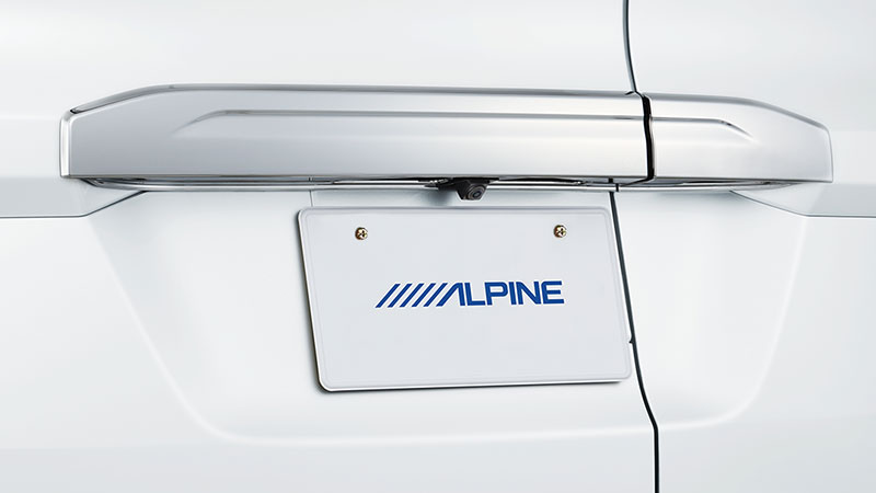 アルパイン公式直販サイト ALPINE STOREステップワゴン専用 HDRマルチビュー・バックカメラパッケージ（カメラ色:ブラック）: カメラ