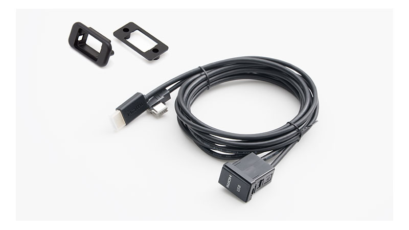 2013年～2019年製アルパインカーナビ専用 ビルトインUSB/HDMI接続ユニット (トヨタ車アクセサリーソケット向け) Android MHL接続パッケージ