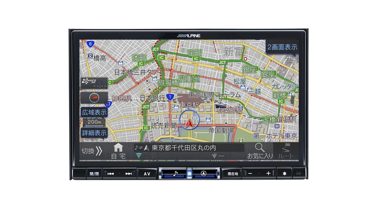 箱にダメージありALPINE  X8NX  新品未使用