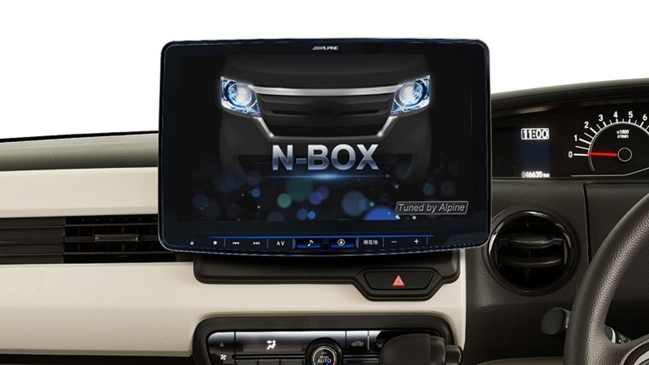 アルパイン公式直販サイト Alpine Storen Box N Boxカスタム Jf3 4系 ナビ装着パッケージ付車用 11型カーナビ フローティングビッグx 11 Dvdメカレス カーナビ
