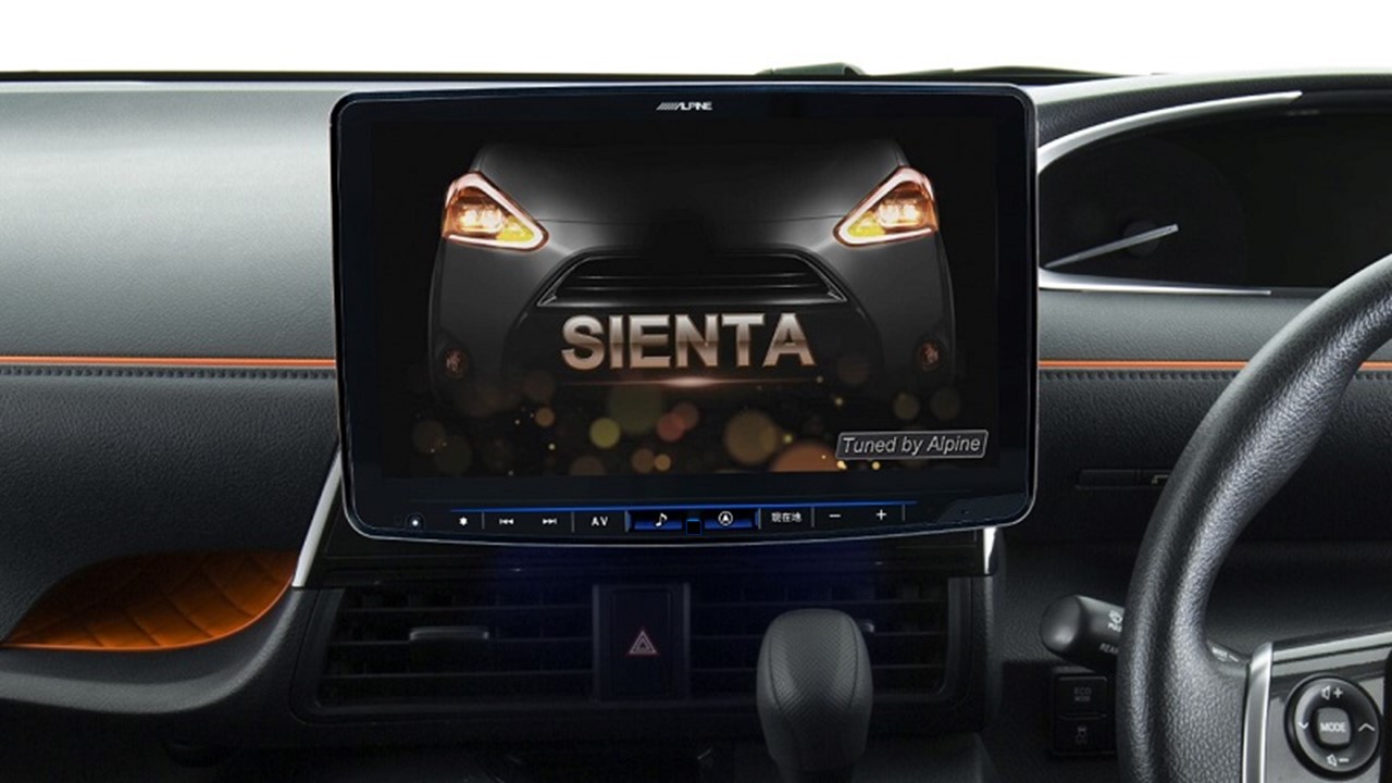 アルパイン公式直販サイト Alpine Storeシエンタ 170系 ナビレディパッケージ付車用 11型カーナビ フローティングビッグx 11 Dvdメカレス カーナビ