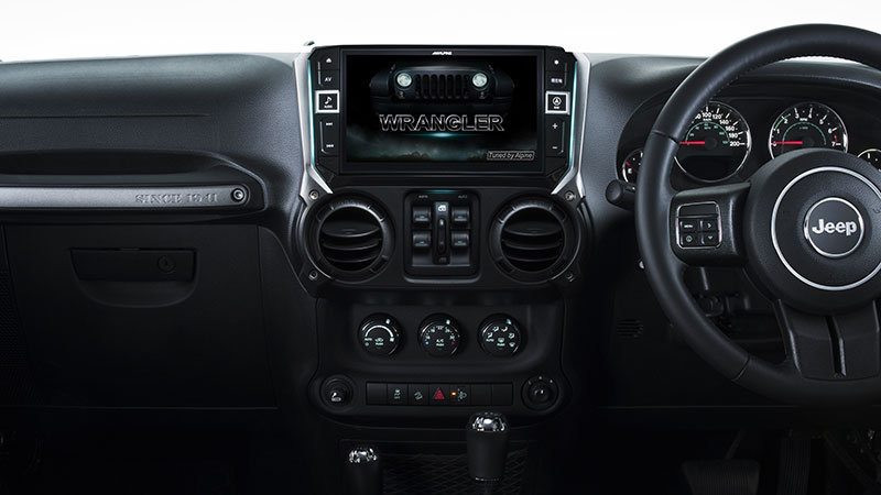 ラングラー専用 9型カーナビ ビッグＸ