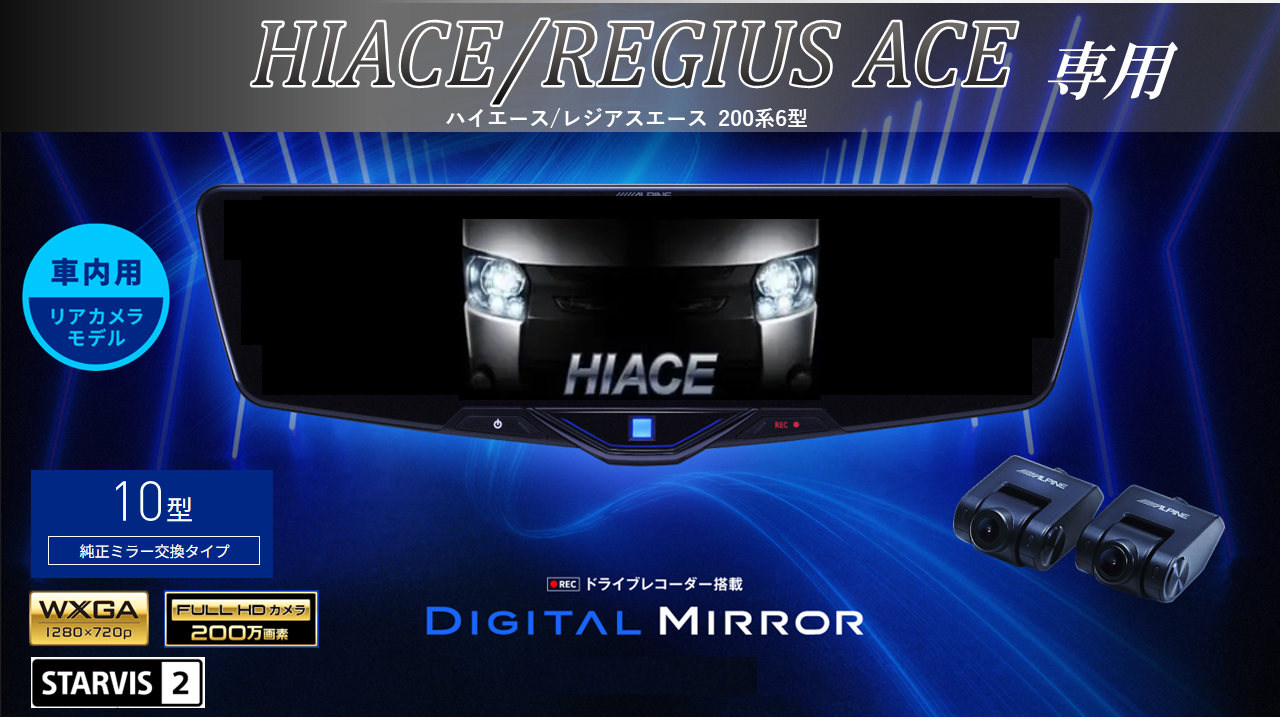 ハイエース 専用商品特集｜カーナビ・ディスプレイオーディオ 