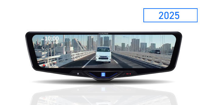 2025 前後録画ドライブレコーダー搭載 12型デジタルミラー 純正ミラー交換タイプ