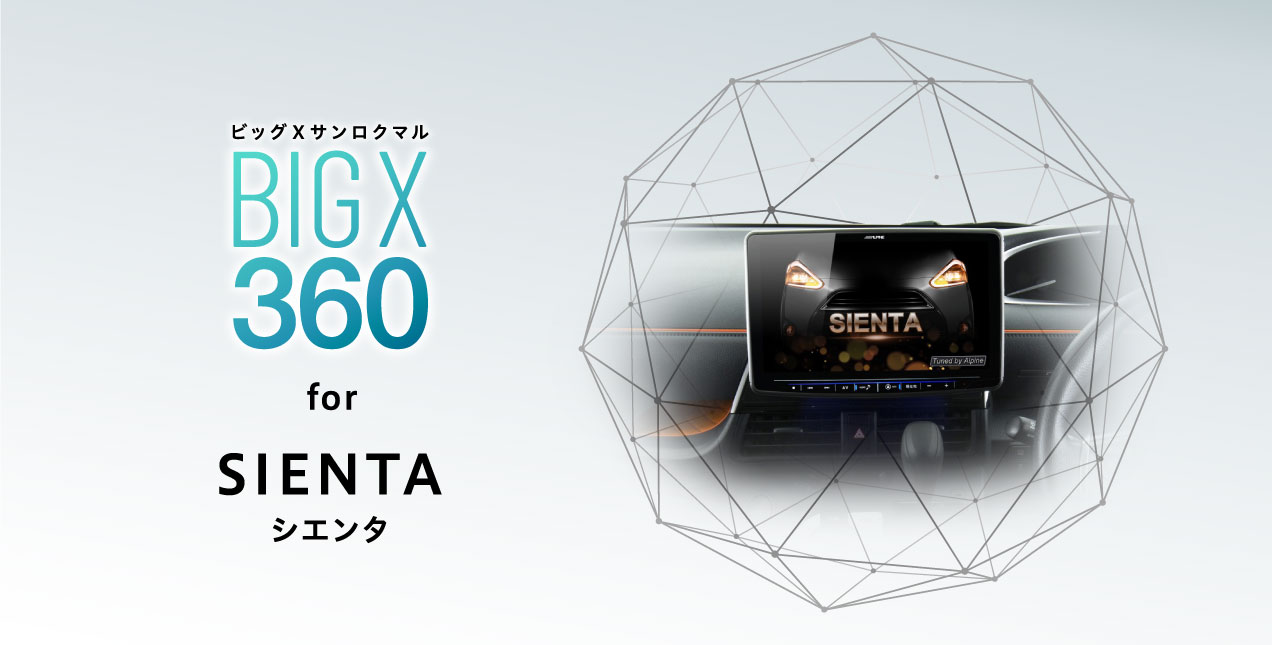 ビッグXサンロクマル BIGX360 for シエンタ