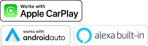 Apple CarPlay / android auto / alexa built-in