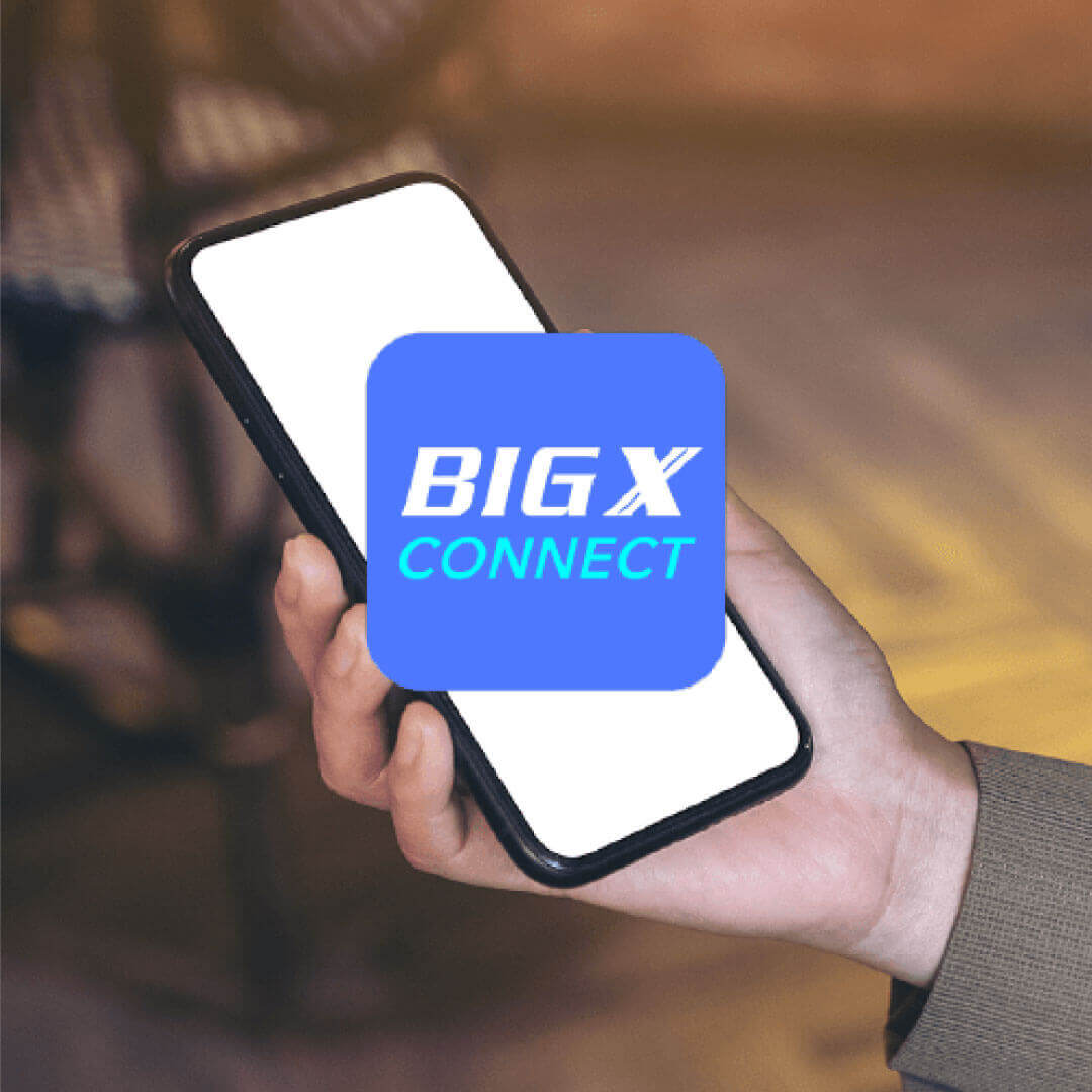 手順① ご自身のスマホに、専用アプリ「BIG X　CONNECT」をインストール。