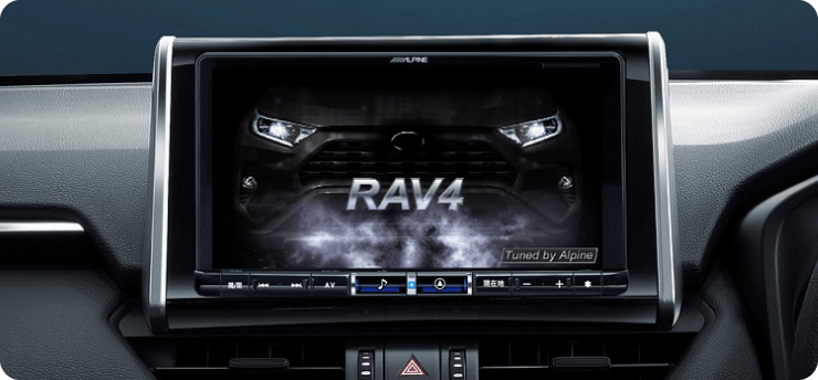 RAV4（50系）専用 9型カーナビ ビッグX メーカーオプションバックカメラ装着車用 KTX-X9-RV4-50-NR